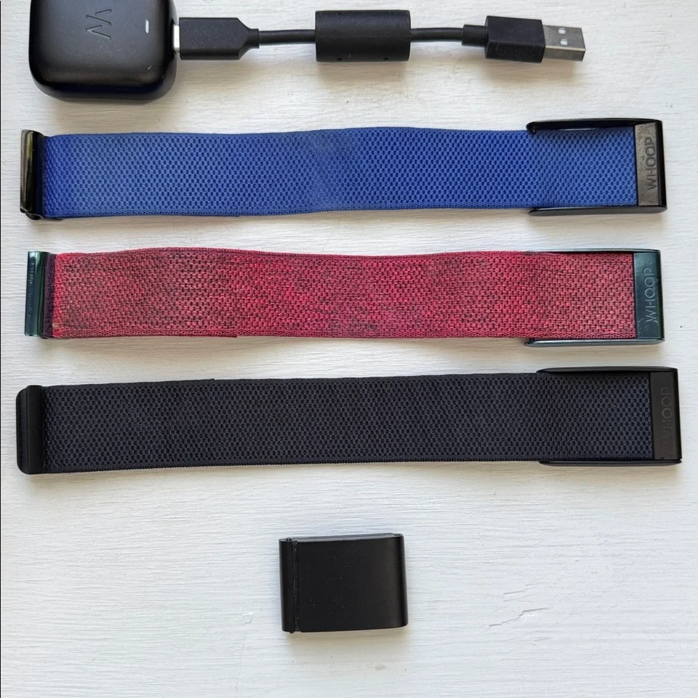 WHOOP 4.0 w/ 2 Custom Bands & 2 Black